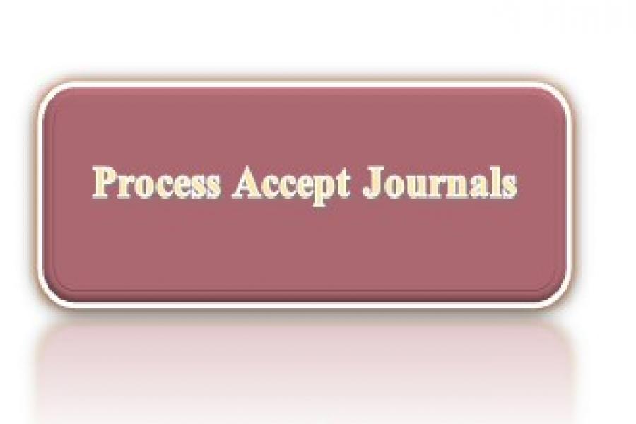 The application process for printing accepted articles in journals The application process for printing accepted articles in journals