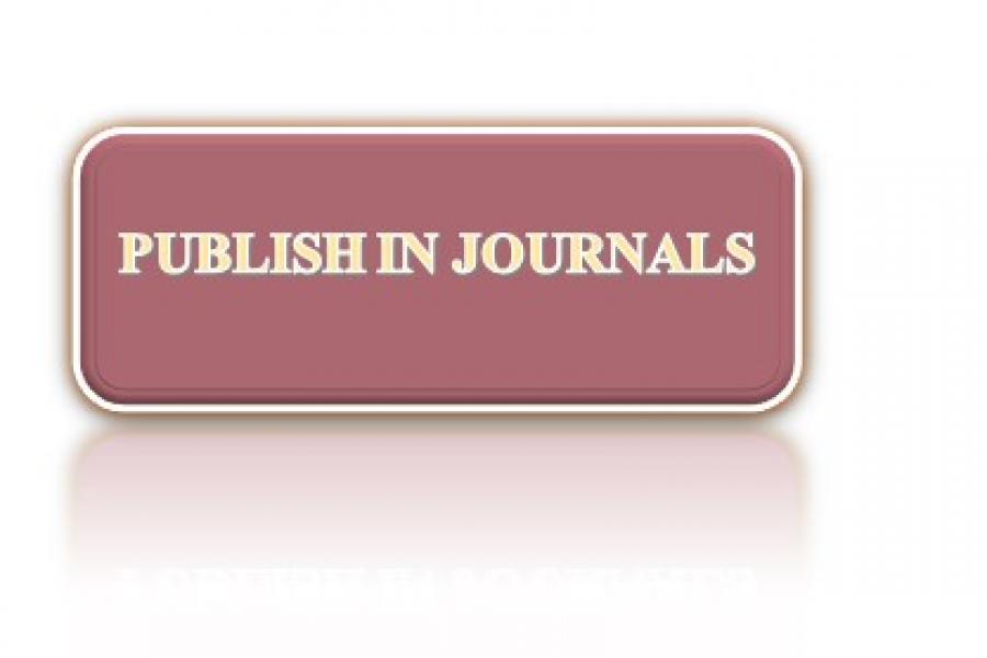 PUBLISH IN JOURNALS PUBLISH IN JOURNALS